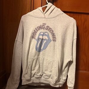 The Rolling Stones Light Gray Hoodie